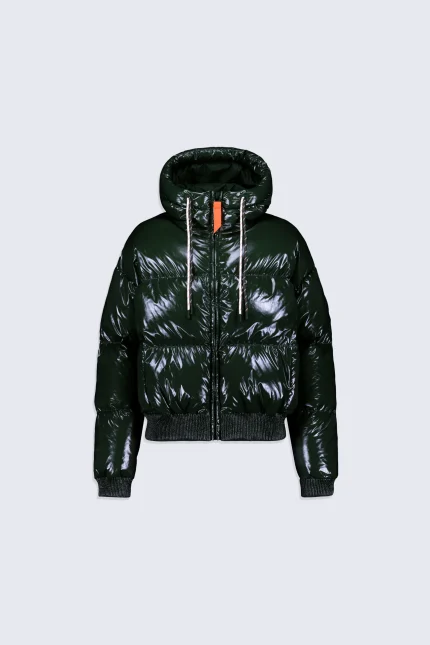 Gertrudesite Doudoune courte brillante Nine Dark Forest