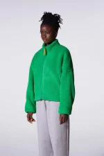 Gertrudesite Veste polaire Sakura zippée oversize