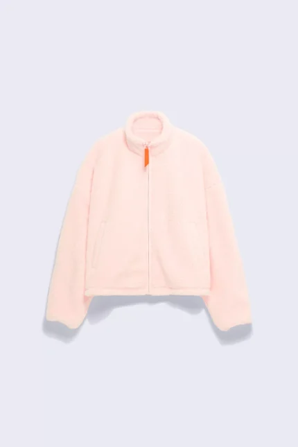 Gertrudesite Veste polaire Sakura zippée oversize