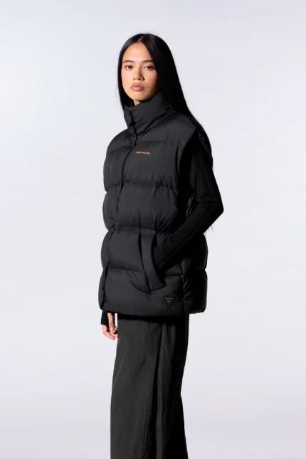 gertrudesit Doudoune Mara avec taille ajustable sans manches oversize