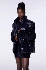 gertrudesit doudoune sans oversize Mara Bright manches brillante