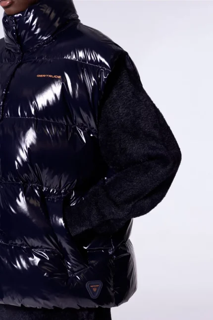 gertrudesit doudoune sans oversize Mara Bright manches brillante