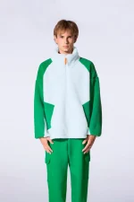 gertrudesite Sweat-shirt oversize en bicolore Akemipolaire