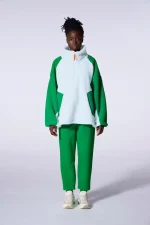 Gertrudesite Sweat-shirt oversize Akemi en polaire bicolore