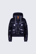 Gertrudesite Doudoune courte et brillante Nine Dark Night