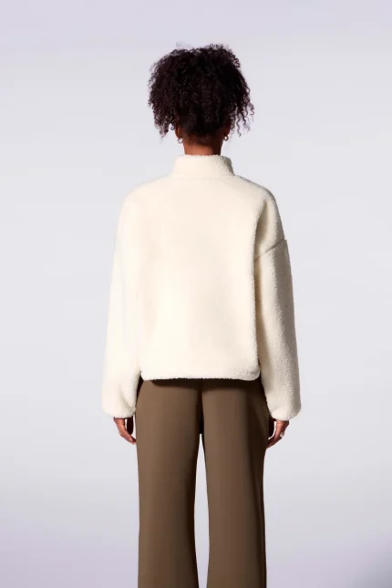Gertrudesite Veste polaire zippée oversize Sakura